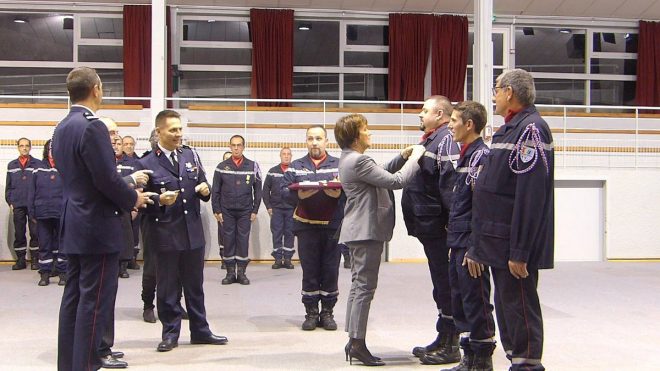 Ile de Ré - Médaille d'argent des pompiers - 7 décembre 2018