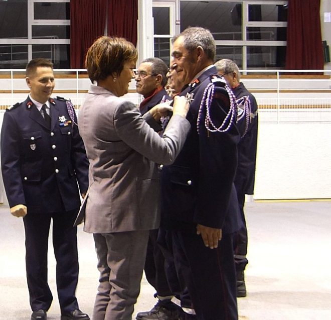 Ile de Ré - Médaille d'or des pompiers - 7 décembre 2018