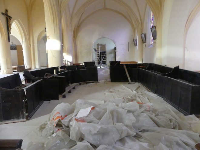 Ars - Eglise - Stales avant rénovation - 11 décembre 2019