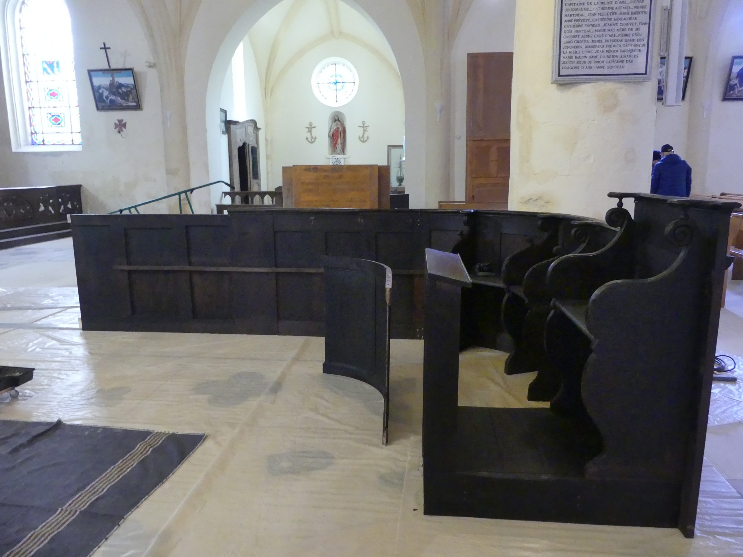 Ars - Eglise - Stales rénovées - 12 mars 2020