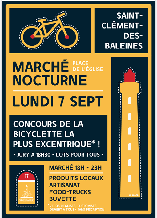 Ile de Ré - Tour de France - Animation Saint-Clément des Baleines - 7 septembre 2020