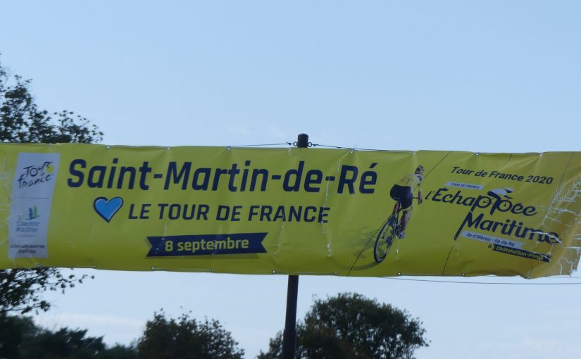 Saint-Martin de Ré - Rond point arrivée Tour de France - 1er septembre 2020