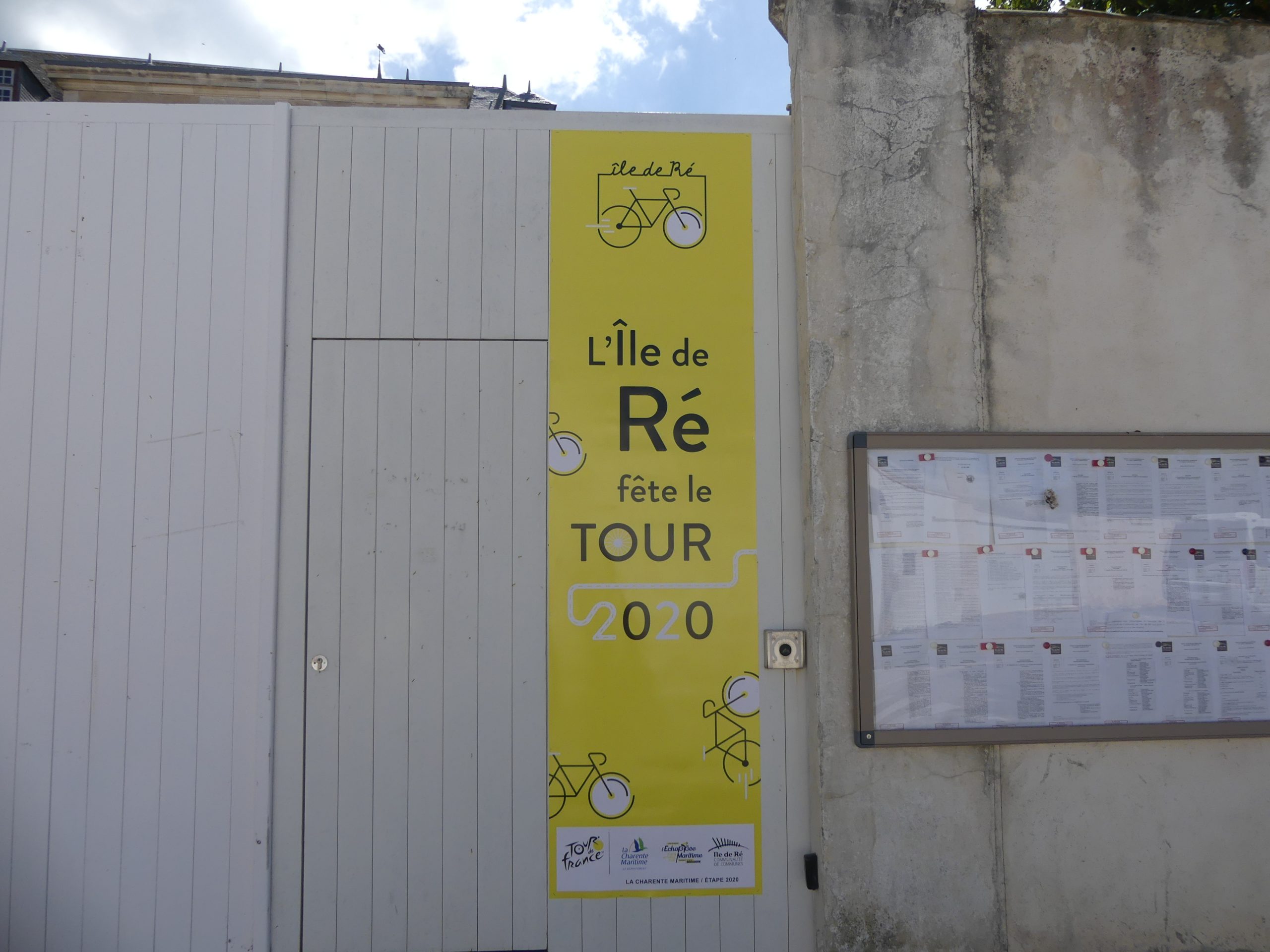 Ile de Ré - Tour de France - Préparatifs Saint-Martin - 2 septembre 2020