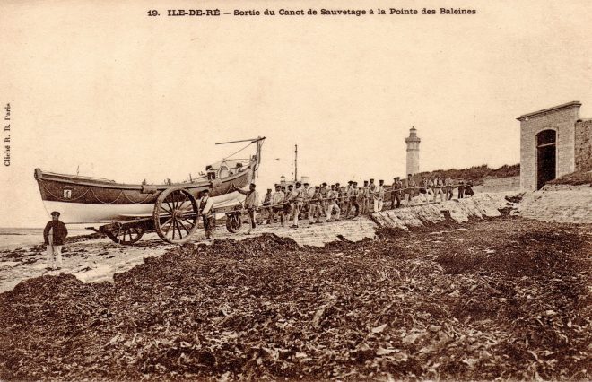 Saint-Clément des Baleines - Canot Sauvetage - Carte postale André Diedrich