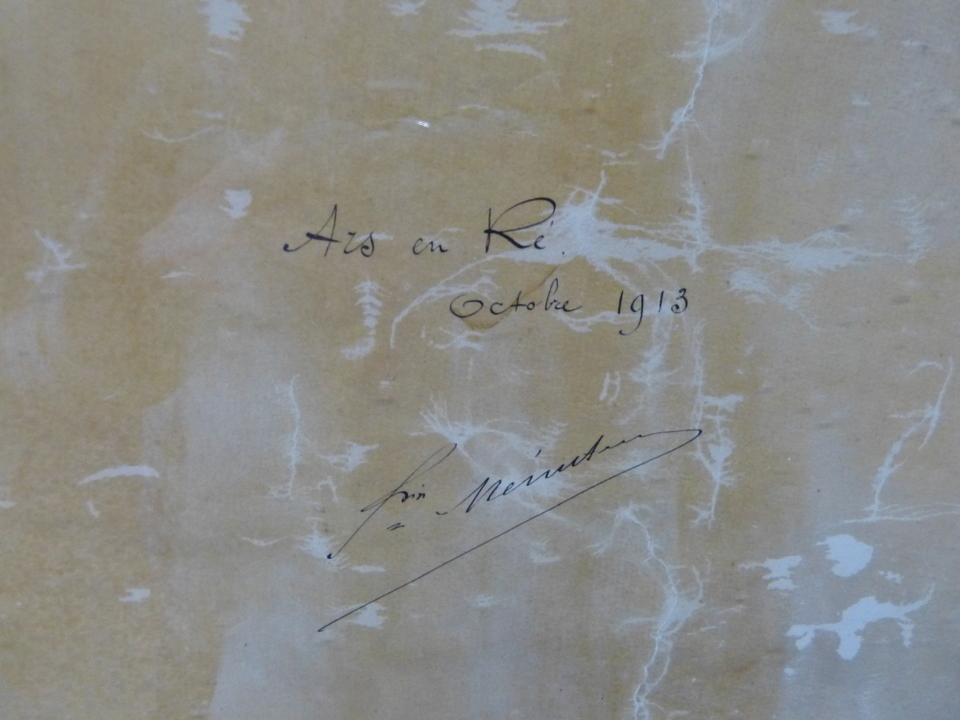 Carte des marais rétais - 1907