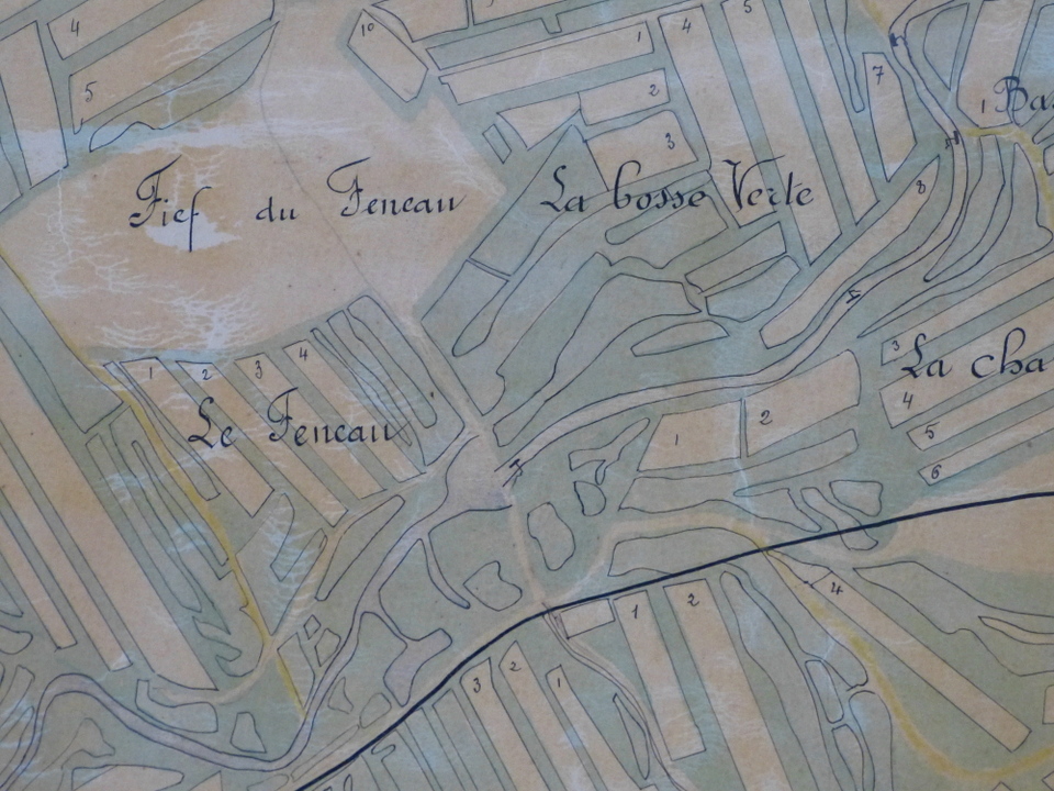 Carte canton nord île de Ré - 1913
