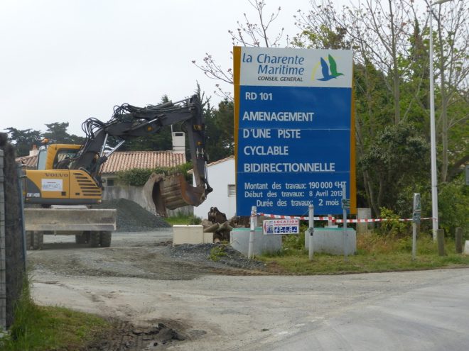 Les Portes, future piste cyclable