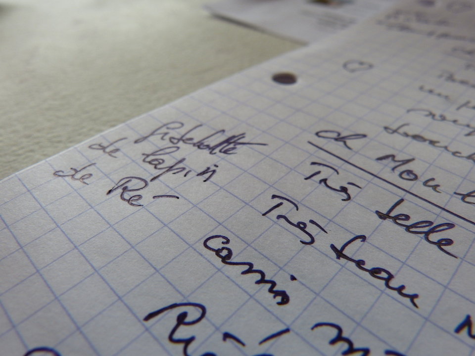 Notes de Jean-Luc Pouteau