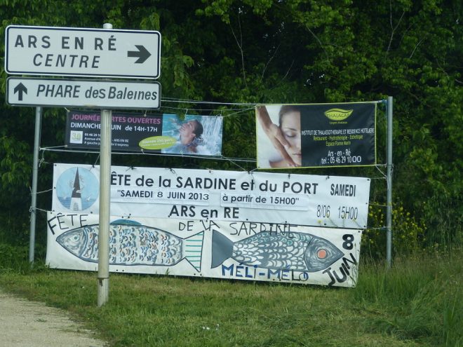 Ars-en-Ré - Fête de la sardine et du port - Banderoles