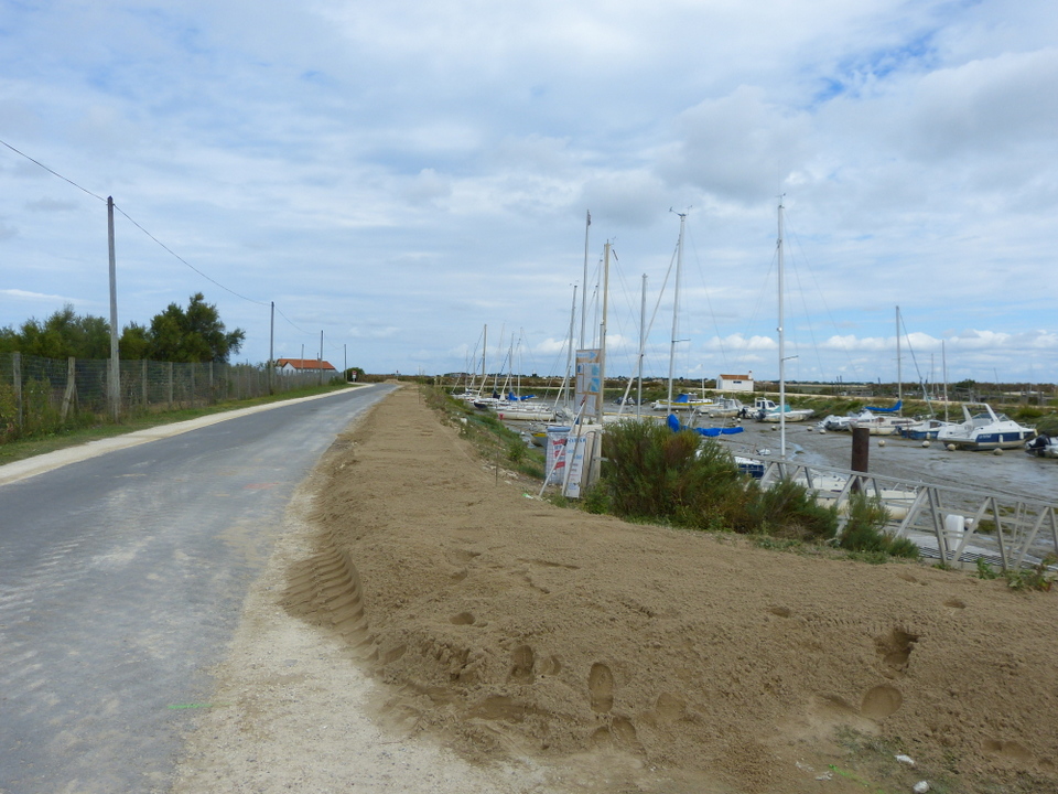 Digue du Goisil en construction – 7 août