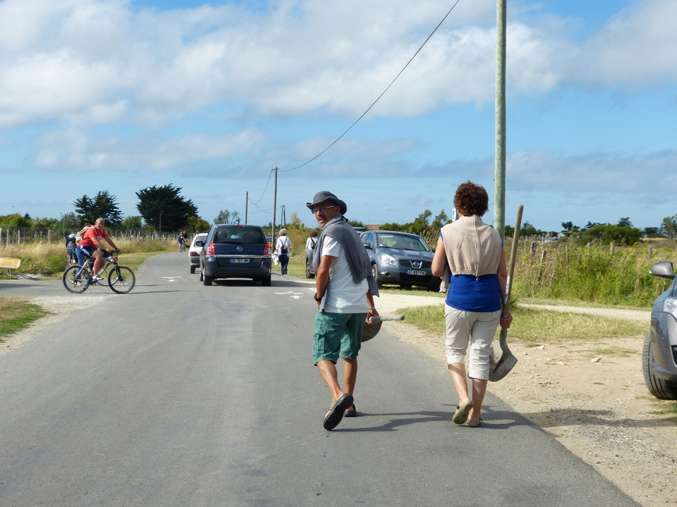 En route pour la digue du Goisil - La Couarde-sur-Mer