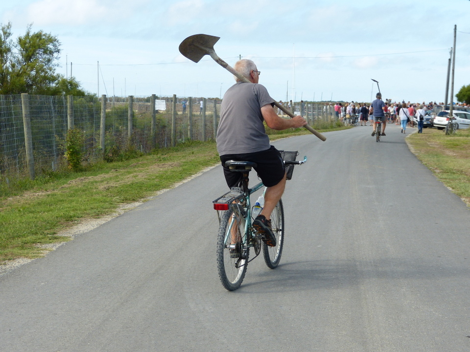 En route pour la digue du Goisil - La Couarde-sur-Mer