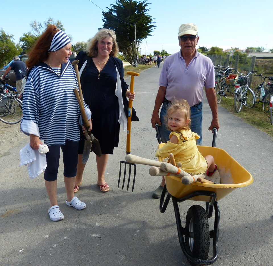 En route pour la digue du Goisil - La Couarde-sur-Mer