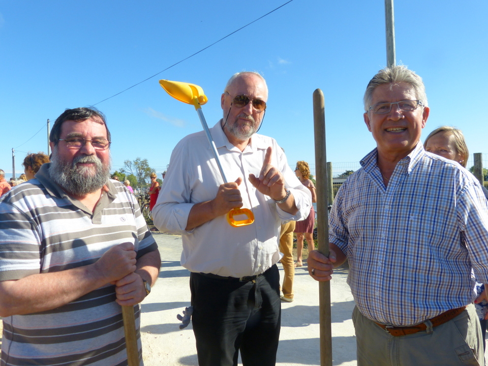 Digue du Goisil, La Couarde-sur-Mer - Opération remblayage