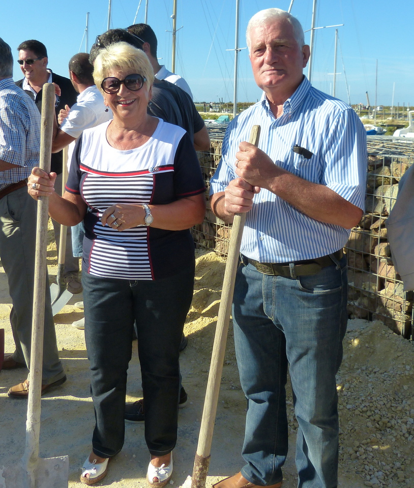 Digue du Goisil, La Couarde-sur-Mer - Opération remblayage