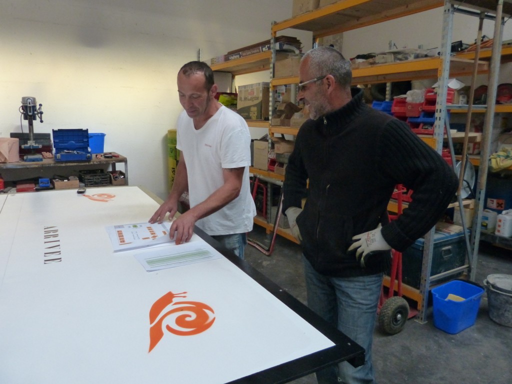 Construction du Cagouillodrome de Loix