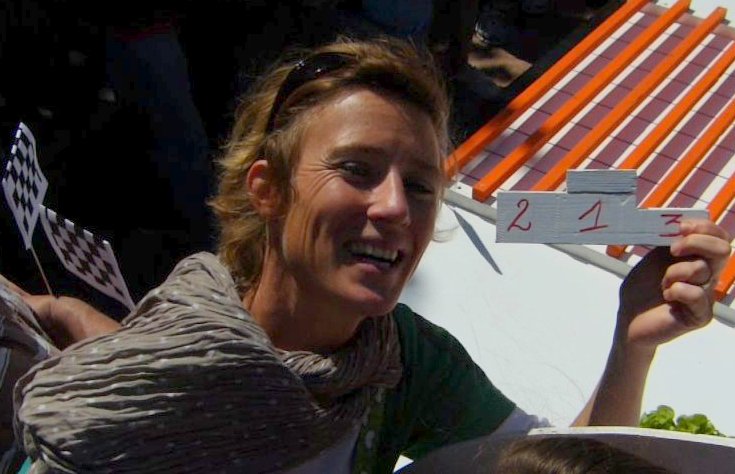 Karoline Eberwein, responsable de l'office de tourisme de Loix