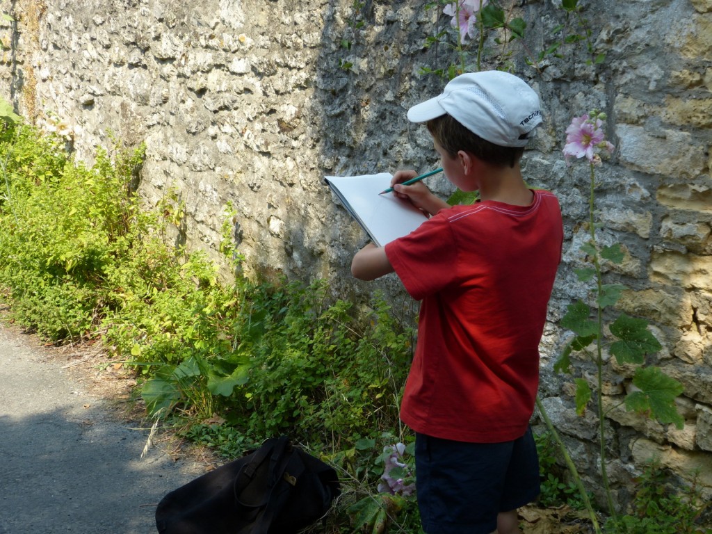 Laurence Jean-Bart - Balade-aquarelle à Loix