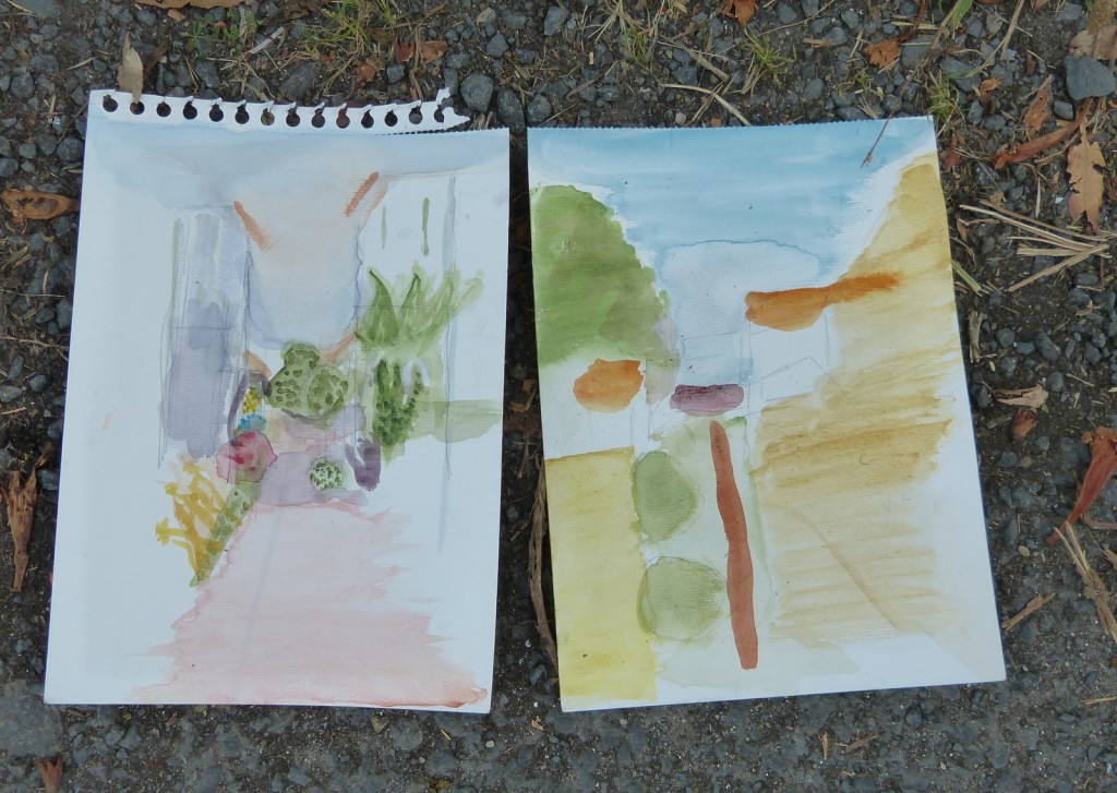 Laurence Jean-Bart - Balade-aquarelle à Loix