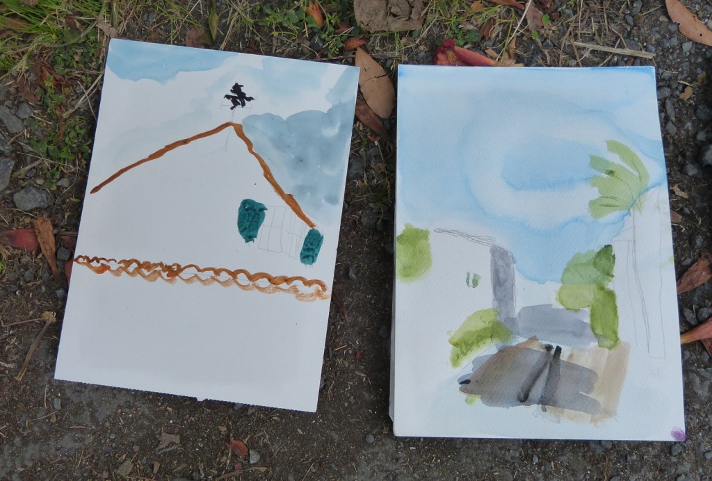 Laurence Jean-Bart - Balade-aquarelle à Loix