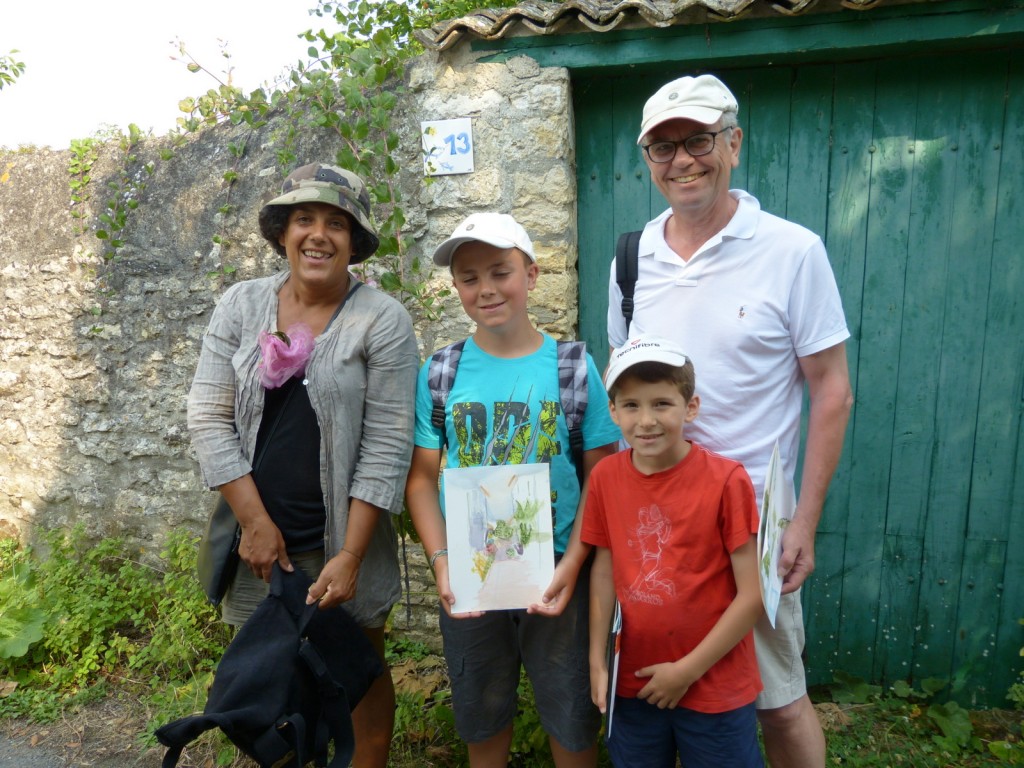 Laurence Jean-Bart - Balade-aquarelle à Loix