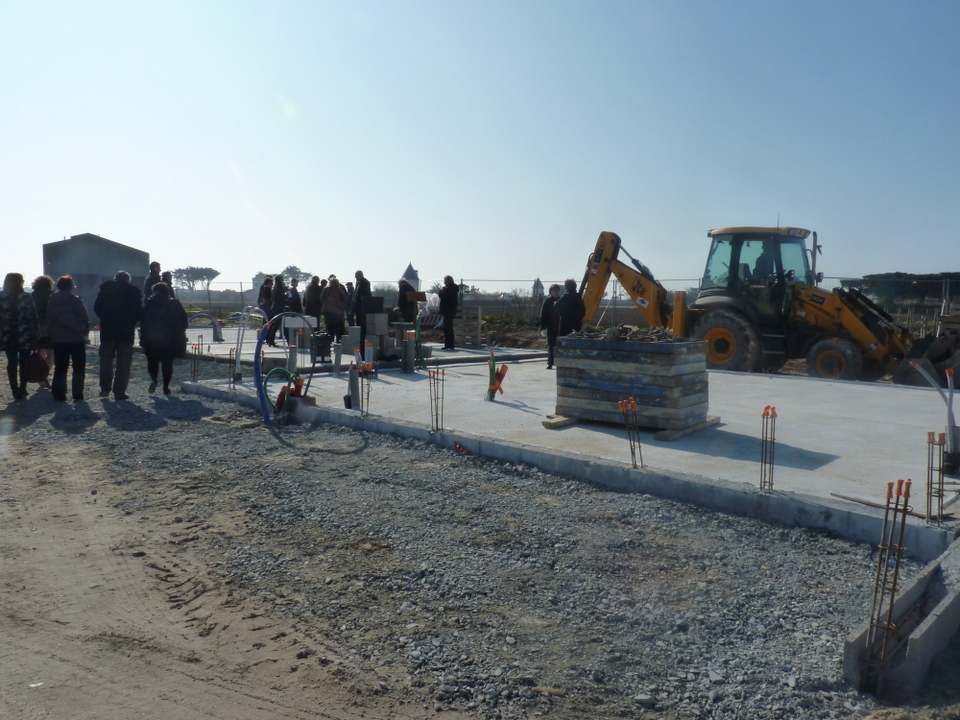 1ère pierre - Logements sociaux La Grange