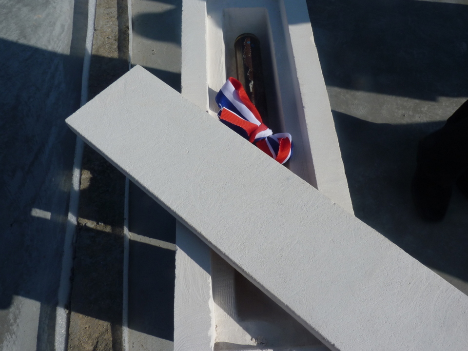 1ère pierre - Logements sociaux La Grange