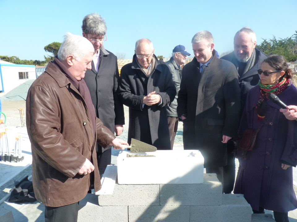 1ère pierre logements sociaux la Grange Ars