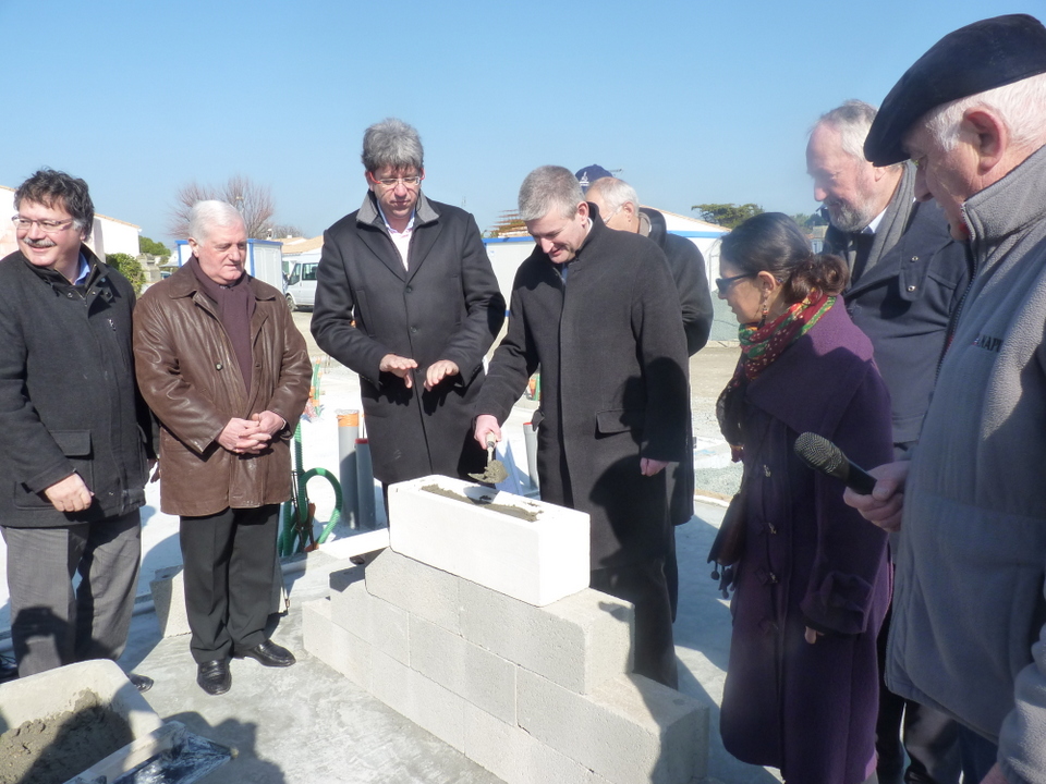 1ère pierre logements sociaux la Grange Ars