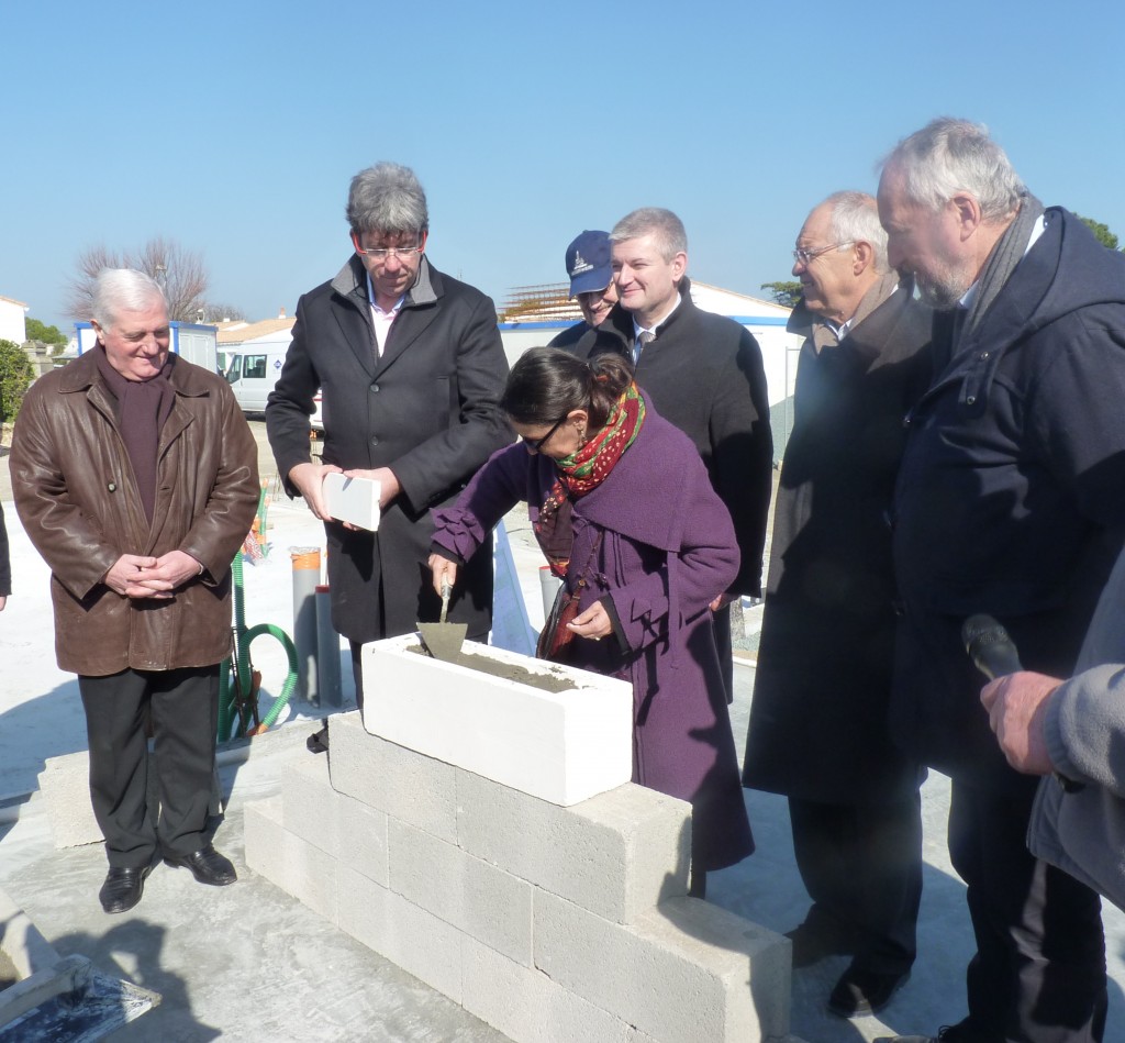1ère pierre - Logements sociaux La Grange