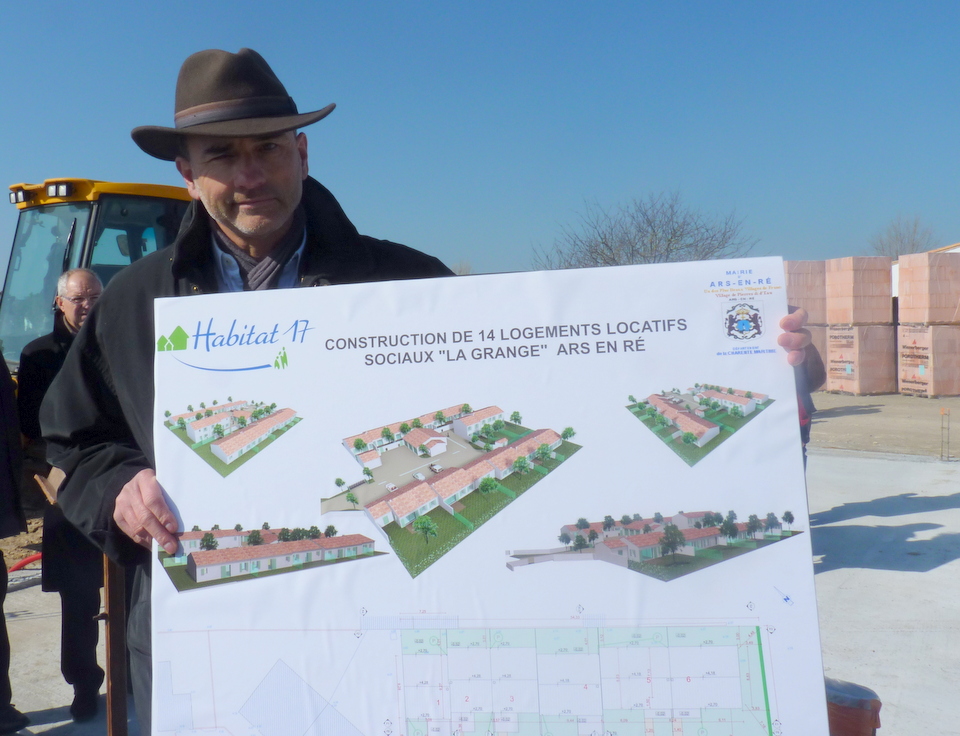 1ère pierre logements sociaux la Grange Ars