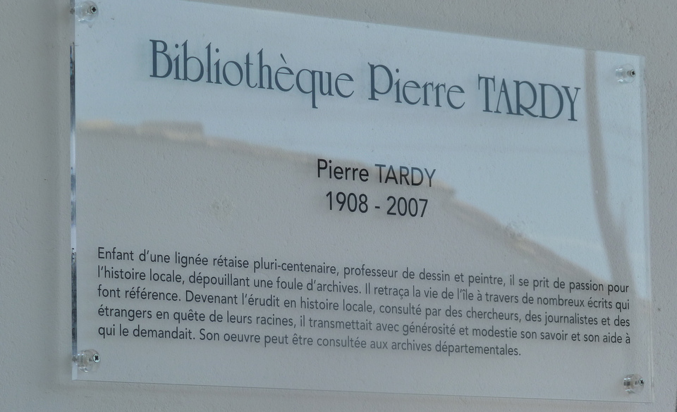 Les Portes-en Ré - Bibliothèque Pierre Tardy