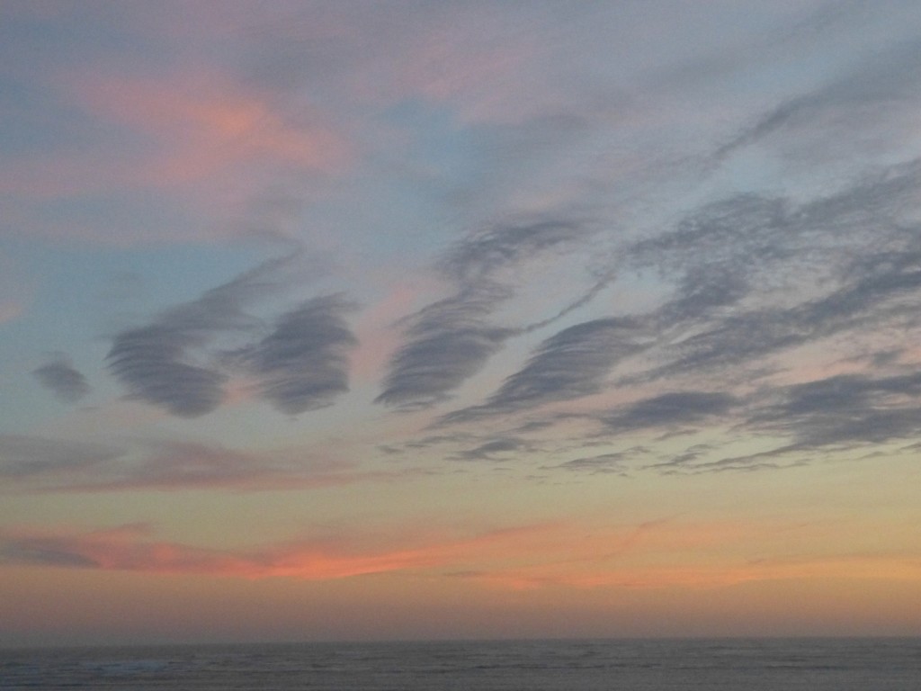 Coucher de soleil sur l'île de Ré - octobre 2014