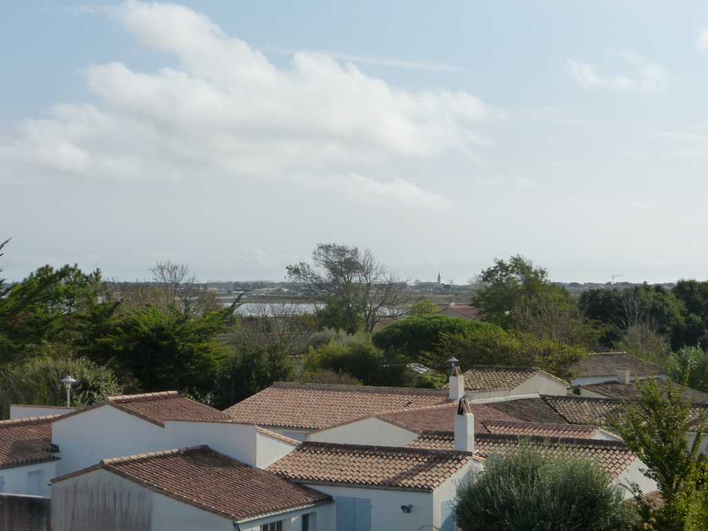 Loix - Perspective en haut du Moulin de l'Abbaye