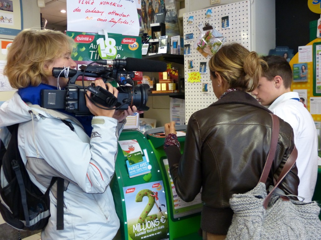 Tournage TF1 au PMU d'Ars-en-Ré