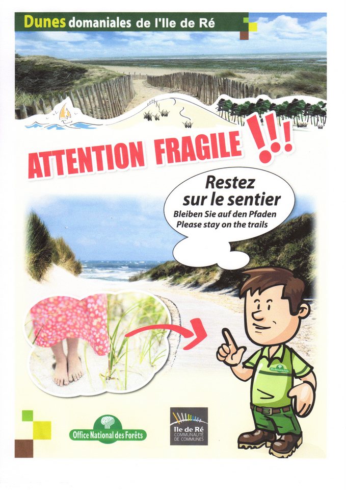 Affiche protection dunes - ONF